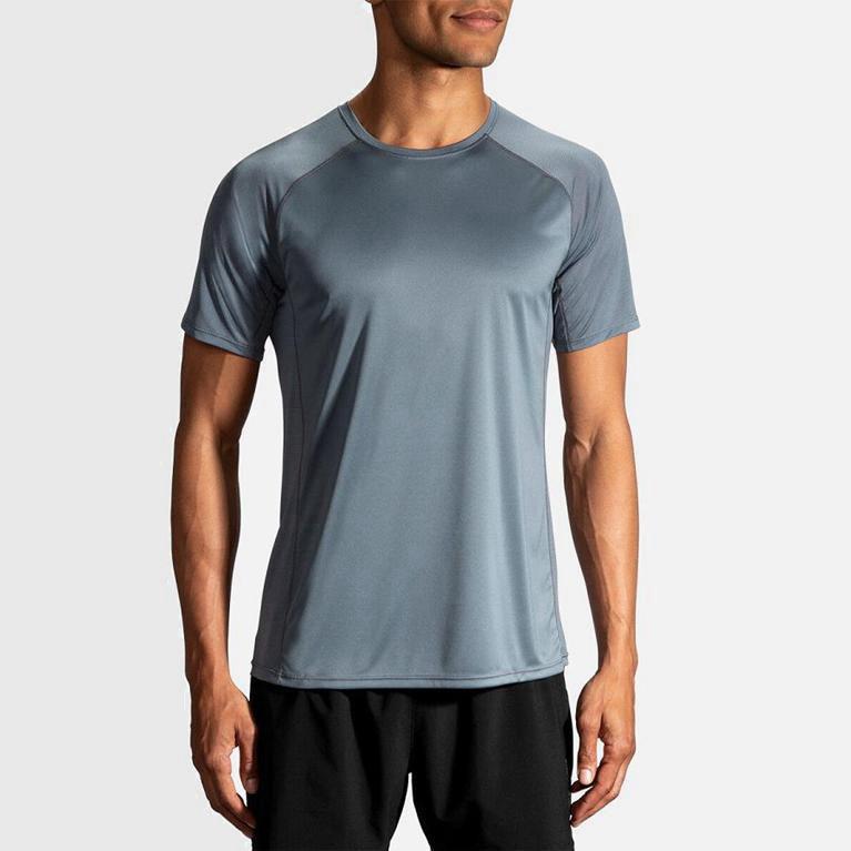 Brooks Stealth Hombre Camisetas Manga Corta - Azules (2140KMPFW)